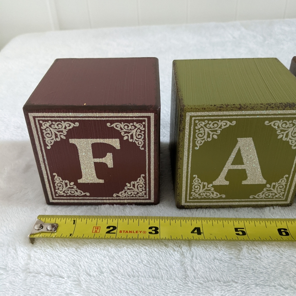 FALL Letter Cubes - Picture 11 of 11